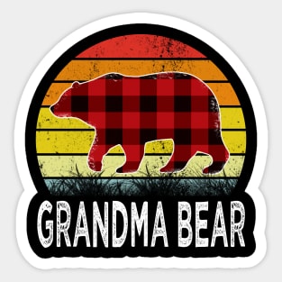 grandma bear grandma Sticker